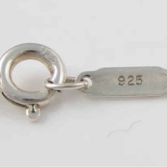 Tiffany & Co Puff Heart Sterling Silver Pendant Necklace 1435 - Picture 5 of 5